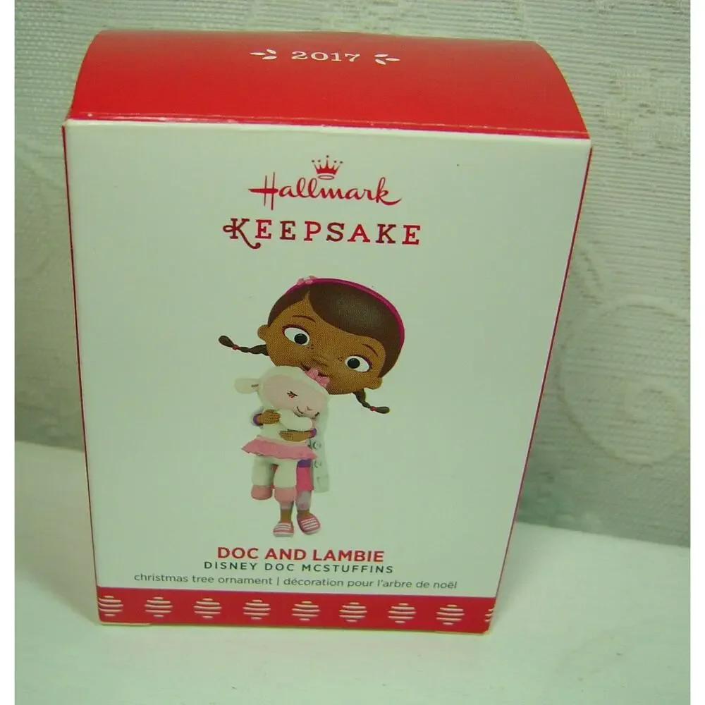 HALLMARK ORNAMENT--DOC & LAMBIE DISNEY DOC MCSTUFFINS-2017